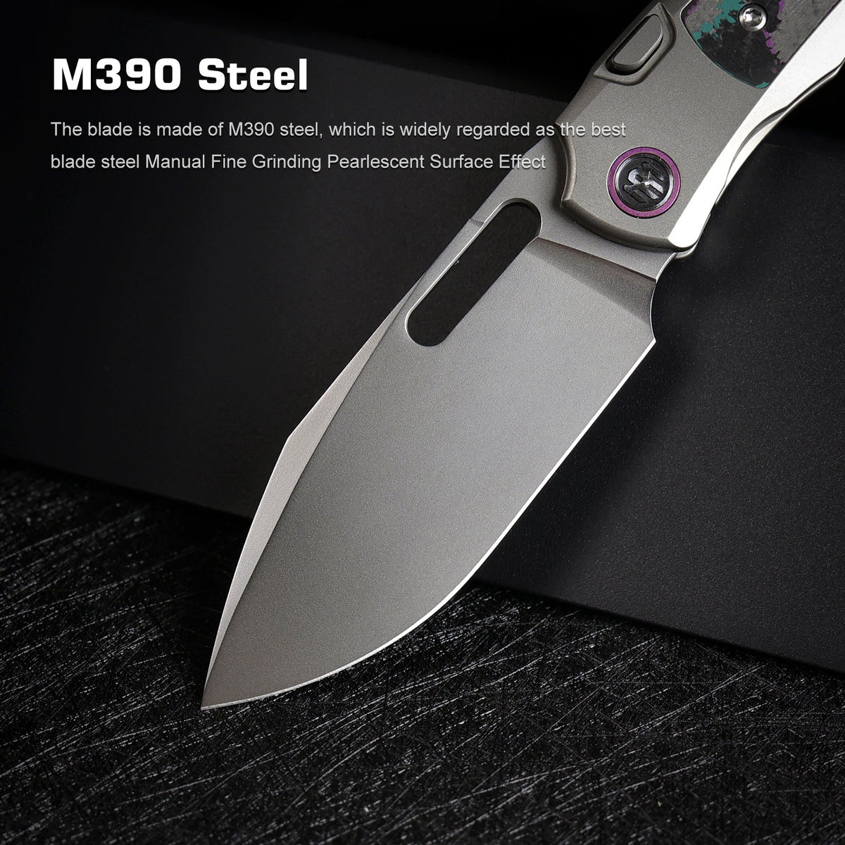 Remette RT-Orca ORCAJY – 3.15″ M390 Titanium Folding Knife