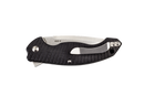 Ruike P852 Folding Knife 3.50" Satin 14C28N Black G-10 Handles Liner Lock