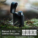 Olight Perun 3 Mini Headlamp & Flashlight – 1,250 Lumens, Red & White Light, Magnetic Clip