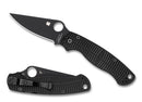 Spyderco Paramilitary 2 Salt - C81GMCBKP2 - Black DLC CPM MagnaCut Black G10 Handle
