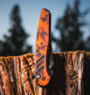 Pro-Tech Avalon Peace Neighbor PN1104-DF Del Fuego anodized 6061 aluminum handle with long deep carry clip