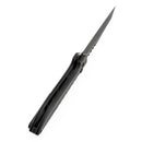 Kansept Kosame Button Lock T1093F5 – 3.37" 154CM Blade, Blackwash Titanium with Black & Red G-Mascus Inlay, by Ei Spade Design