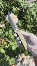North Mountain Blade Chop 2407-CUDM-DLC – Mirror-Polished Blade, Copper Damascus