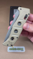 Benchmade 2750GY-3 Adamas Automatic Folding Knife 3.78in Grey CruWear Steel Blade