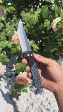 North Mountain Blade Chop 2 2407‑BLCF‑5 – Blue Galaxy Ceramic Carbon Fiber, 7075 Aluminum Frame