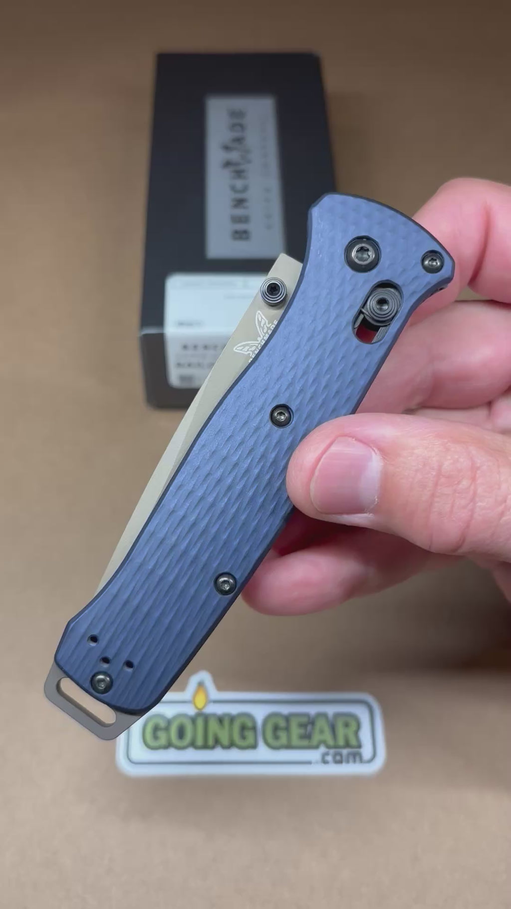 Benchmade Bailout 537FE-02 short video of opening and closing. 
