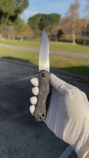 North Mountain Blade Jellyfish Marble Carbon Fiber Handles M390 Steel