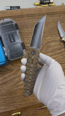 North Mountain Blade Kick Stop Chop Plus 4in Tanto SLD-Magic Blade Rattlesnake G10 Handle