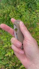Spyderco Native 5 Sprint Run – 2.95″ CPM‑15V Drop‑Point with Brown G10 & Back‑Lock