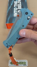 Benchmade Water Collection Adira 18060 - MagnaCut Blade with Depth Blue Grivory Handle