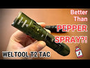 Weltool T2 TAC OD Green Tactical Flashlight – 1,900 Lumens, 431m Beam, Battery Charger Included