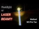 Weltool W3 Pro TAC LEP Flashlight – 930 Lumens, 547,500 Candela, 1,479m Beam Distance, USB-C Rechargeable