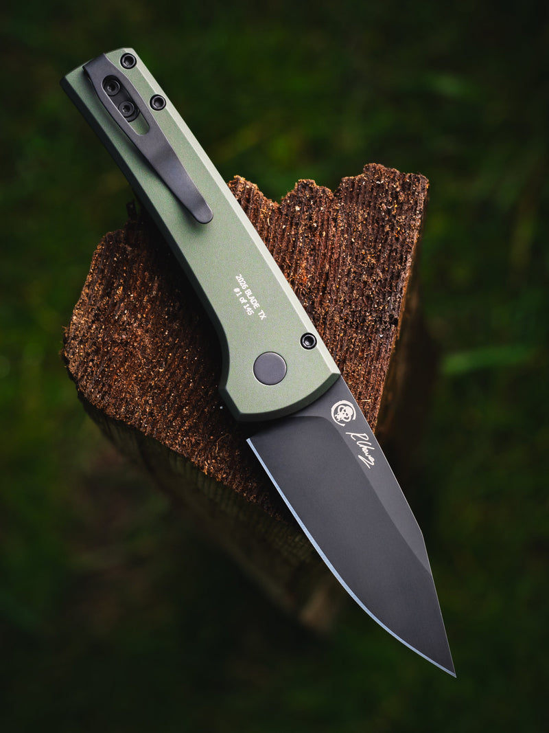 Pro-Tech BST26.Scapegoat.1 MagnaMax Steel Blade Show Texas Exclusive