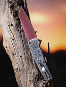 Pro-Tech 2026 Malibu Custom 003 – Blade Show Exclusive Copper Rose PVD MagnaCut Knife