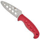 Spyderco Temperance Trainer – 4.15" Blunted 420J2 Satin Blade, Red FRN Handle, Boltaron Sheath – FB05TRD