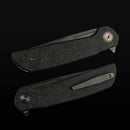 Reate Remedy FatCarbon Glass Black DLC closed view – front and back