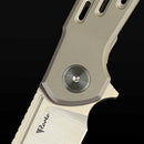 Reate Remedy Ti Bead Blast titanium pivot detail
