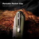 REMETTE RT-Cosmic RTCO-GM – 2.76" 14C28N Drop Point Button + Liner Lock Knife G10 Handle