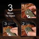 REMETTE RT-Cosmic RTCO-GM – 2.76" 14C28N Drop Point Button + Liner Lock Knife G10 Handle