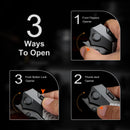 REMETTE RT-Meteor RTPT-BDL – 2.99" M390 Drop Point Button + Liner Lock Knife Titanium & Carbon Fiber
