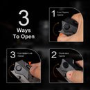 REMETTE RT-Meteor RTPT-ELD – 2.99" M390 Drop Point Button + Liner Lock Knife Titanium & Carbon Fiber