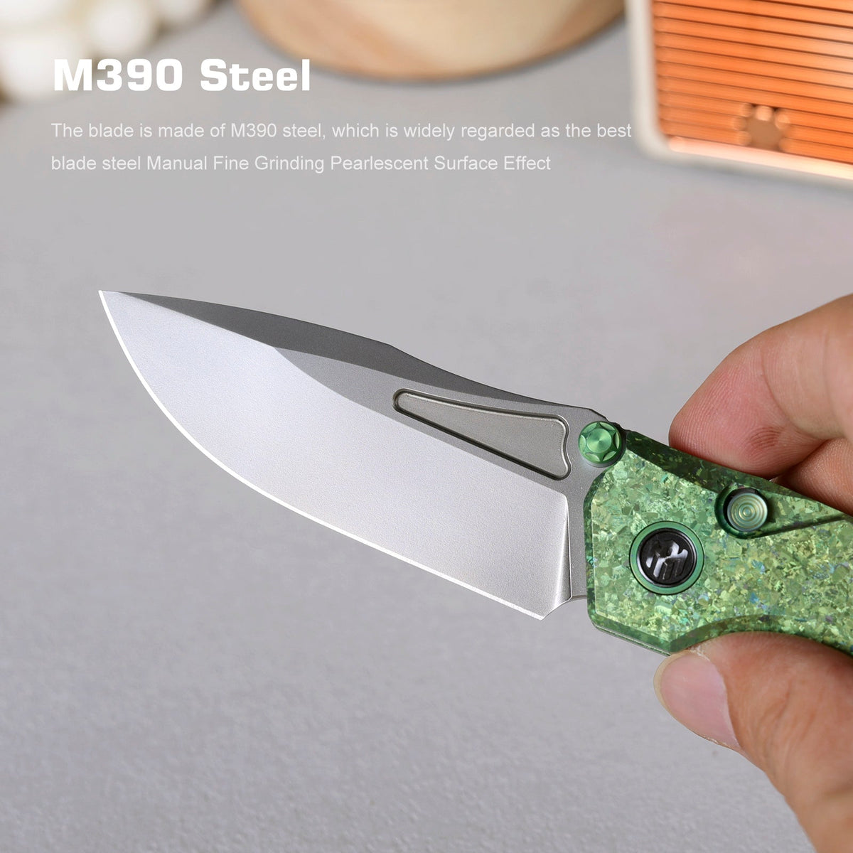 Remette RT-Rhino RNTB4 – 3.07″ M390 Titanium Folder
