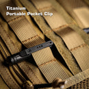 REMETTE RT-TP1E Pen – Titanium Tactical Pen with Clip Activated Lock and Glass Breaker