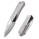 Remette Woodpecker RTWP-T 2.95" M390 Reverse Tanto Folding Knife Titanium Handle Liner Lock