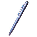 REMETTE RT-TP1D titanium tactical pen – blue anodized finish with glass breaker and pocket clip