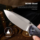 Remette RT-Cool Whale RTCL-T3 closed view – lighting anodized titanium handle