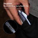 Remette RT-Cool Whale RTCL-T3 lighting anodized titanium handle scales