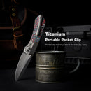 Remette RT-Meteor RTPT-A titanium and Nebula carbon fiber handle scales