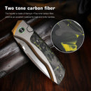 Remette RT-Steed RTWS-TY titanium and grey camo carbon fiber handle scales