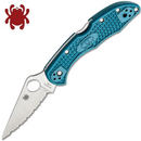 Spyderco Delica® 4 Lightweight – 2.9" K390 SpyderEdge Blade, Blue FRN Handle – C11FSK390