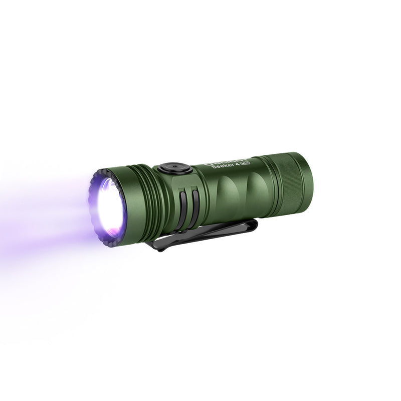 Olight Seeker 4 Mini White and UV LED Flashlight