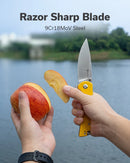 We Knife Co Ltd Praktisk 3.59" 9Cr18MoV Coarse G10 Yellow S24019-2