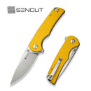 We Knife Co Ltd Praktisk 3.59" 9Cr18MoV Coarse G10 Yellow S24019-2