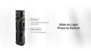 Nitecore EDC09 – 1600 Lumen Rechargeable Swivel Head Flat Flashlight