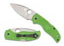 Spyderco Native® 5 Salt – 2.95" LC200N PlainEdge Blade, Green FRN Handle – C41PGR5