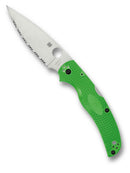 Spyderco Native Chief Salt C244SGR – 4.02" LC200N SpyderEdge Blade, Green FRN Back Lock Knife