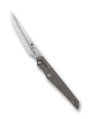 Spyderco Cobol 3.39" M390 Drop Point Slipjoint Folding Knife Titanium Handle C273TIP