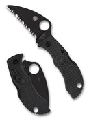 Spyderco Manbug VG-10 Back Lock Knife 1.91" FRN Handle – Black | MBKWSBK