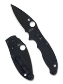 Spyderco Manix 2 Salt – 3.38" MagnaCut G-10 Knife (C101GMCBKP2, Black)