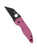 Spyderco Microjimbo C264GPNBKP Pink & Black Sprint Run CPM-S30V DLC Folding Knife