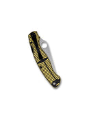 Spyderco Military 2 Salt – 4" MagnaCut PlainEdge G-10 Knife (Yellow/Black)