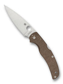 Spyderco Native Chief C244MPCW CPM-Cru-Wear Brown Canvas Micarta Knife