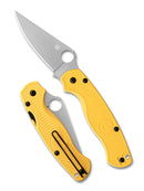 Spyderco Para Military 2 Lightweight Salt C81PYL2 3.47" MagnaCut PlainEdge - Yellow FRN