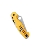 Spyderco Para Military 2 Lightweight Salt C81PYL2 3.47" MagnaCut PlainEdge - Yellow FRN