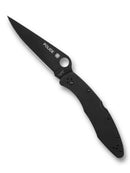 Spyderco Police C07BKP – 4.20″ VG‑10 Black TiCN Blade, Stainless Handle, Lock‑Back