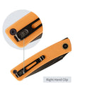 SRM Air 105M-GJ – 2.95" 14C28N Drop Point Liner Lock EDC Knife with G10 Handle